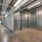 Indoor climate-controlled storage units