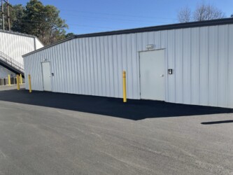 Keypad entry to indoor storage units
