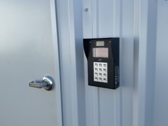 Indoor storage unit access with keypad entry in Gainesville, GA
