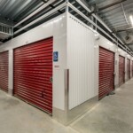 Handicap accessible indoor storage units