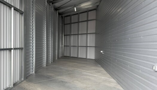 Inside XXL drive-up storage unit in Emmett ID