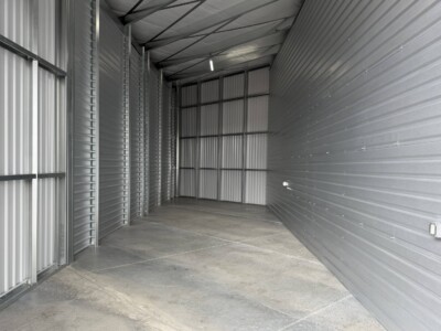 Inside XXL drive-up storage unit in Emmett ID