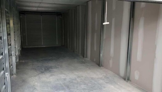 Inside a Drive Up Storage Unit