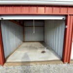 Inside a Large Drive Up Storage Unit