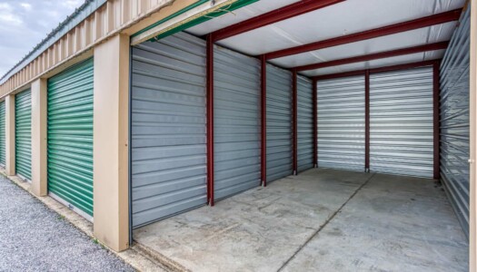 Inside a Storage Sense storage unit in Dover, PA