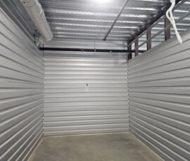 inside a climate-controlled storage units