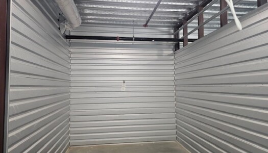 inside a climate-controlled storage units