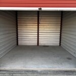 Inside drive-up storage unit