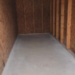 Inside a storage unit at Storage Sense in Clarksville, TN
