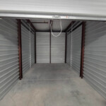 Inside a storage unit at Storage Sense in Wando, SC