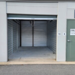 Inside a storage unit at Storage Sense in Wando, SC