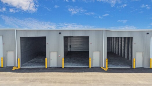 Drive-up storage units