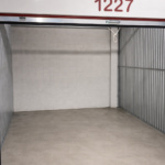 Inside a climate-controlled storage