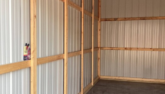 Inside a temperature-controlled storage unit