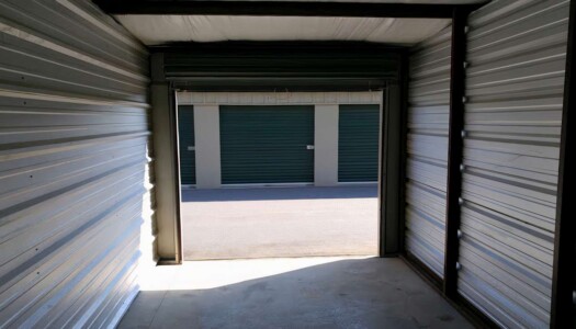 Inside storage unit