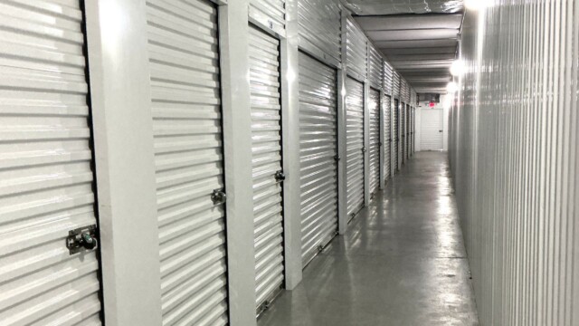 Hall of inside storage units