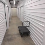 Indoor storage units with dollie for easy transporting