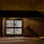 Keypad Accessible Nighttime Photo of Storage Sense Charlottesville