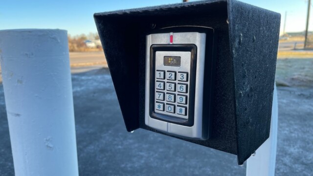 Keypad entry