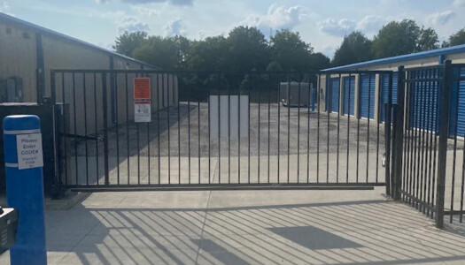 Security gate entrance