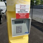 Keypad to enter storage facility