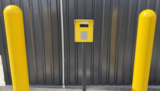 Keypad to enter storage facility in Emmett ID