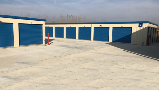 Drive-up storage units