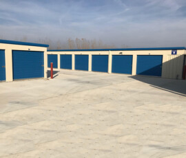 Drive-up storage units