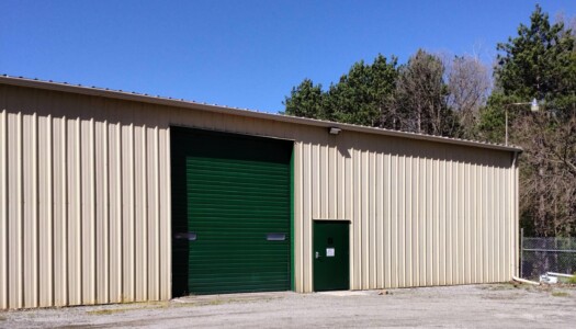 Indoor storage unit entrance