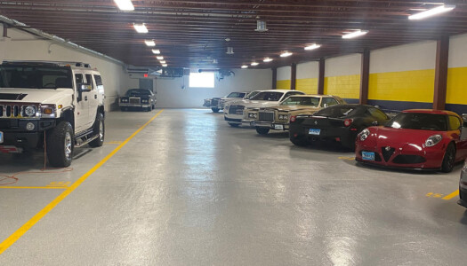Luxury car parking in Stamford, CT