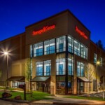 Nighttime Photos of Storage Facility in Charlottesville VA
