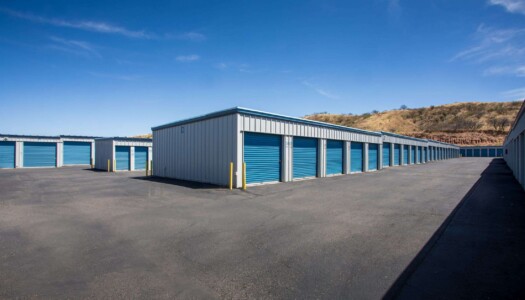 Drive-up storage units