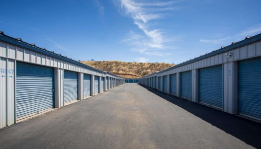 Drive-up storage units