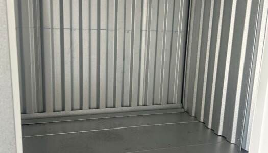 Inside a storage locker