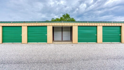 Open drive-up storage unit in Dover, PA