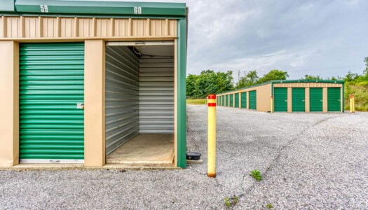 Open storage unit in Dover, PA