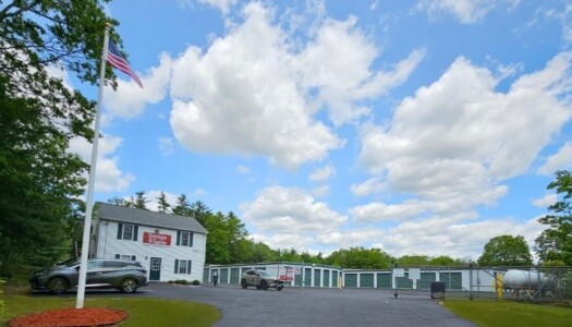 Office and entrance to self storage facility