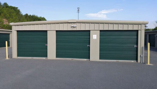 Drive-up storage units