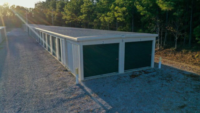 Drive-up storage units
