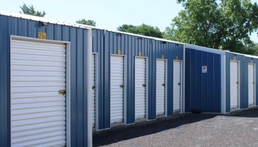 Drive-up storage units