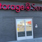 side entrance to storage facility