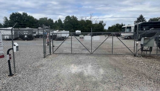 Secure entrance gate