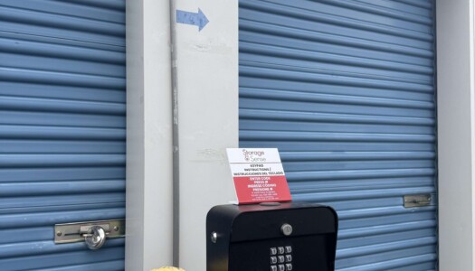 Secure storage facility keypad access