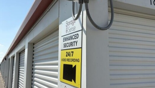 360 security cameras to ensure customer's belongings are safe