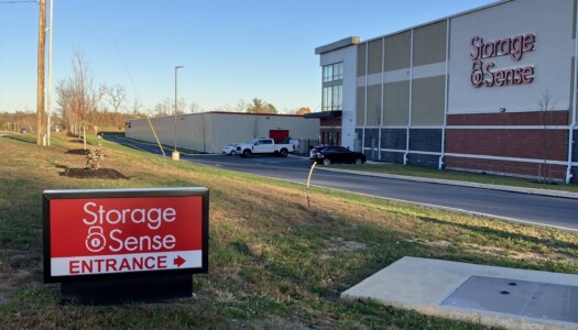 entrance to storage facility
