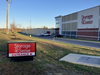entrance to storage facility