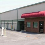 office at self storage facility with on-site management