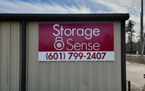Sign for Storage Sense in Carriere, MS