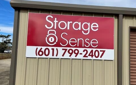 Signage for Storage Sense in Carriere, MS