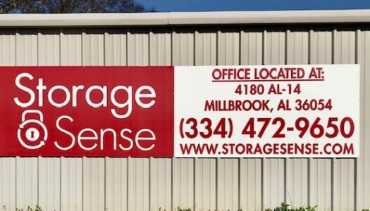 Signage for Storage Sense in Deatsville, AL